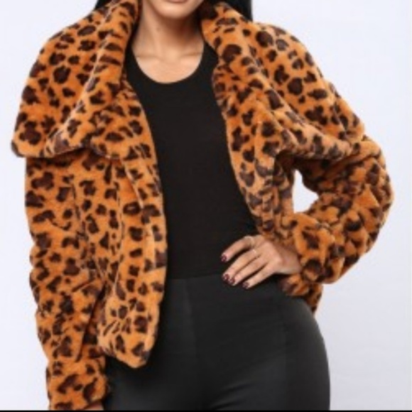 MODA ME COUTURE Jackets & Blazers - GLAM DOLLZ Leopard Print Coat